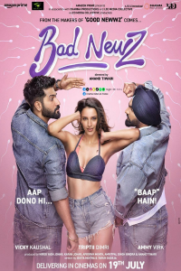 Download Bad Newz (2024) Hindi Movie {4K} WEB-DL || 480p [450MB] || 720p [1.2GB] || 1080p [3.4GB]